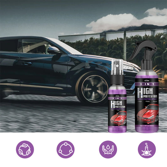 3 in 1 Snelle autocoatingspray met hoge bescherming