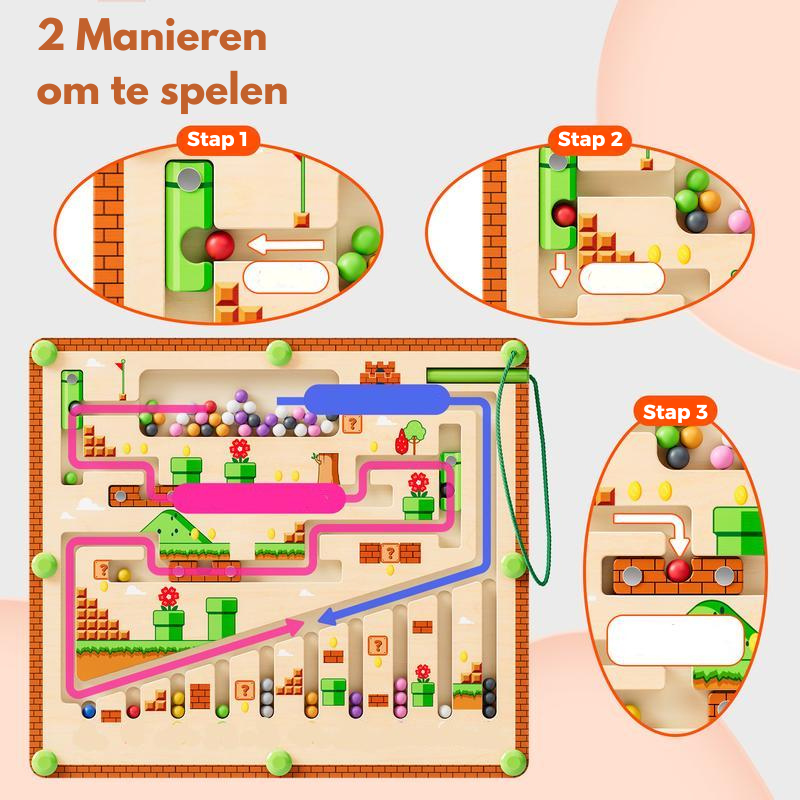 MagniMaze™ | Magnetisch doolhof vol kleur en cijfers!