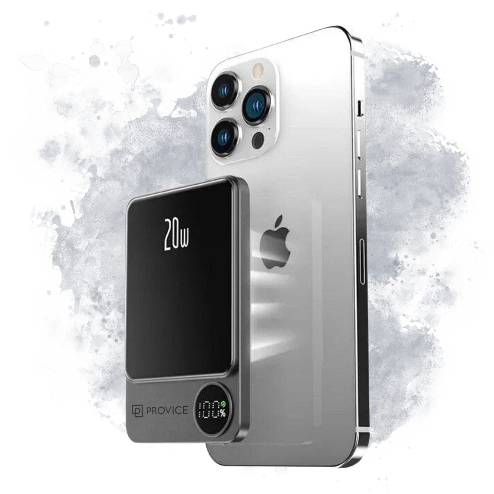 UltraCharge™ 2024 Ultra dunne draadloze powerbank - {{ shop Vivindo Grijs / 5000mAh OLEVO MagSafe High Quality Store UltraCharge™ 2024 Ultra dunne draadloze powerbank _name }} {{black_friday}} {{korting}}