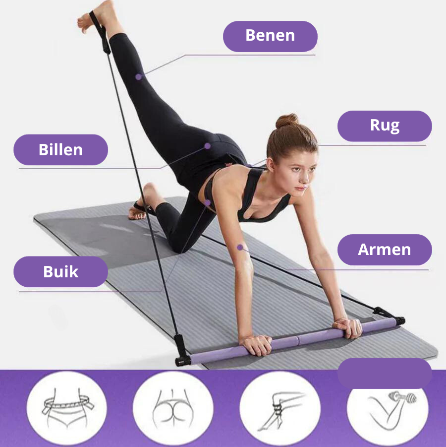 PilatesBar™ Versterk je lichaam, verbeter je geest. - {{ shop Vivindo Iqtemot Store PilatesBar™ Versterk je lichaam, verbeter je geest. _name }} {{black_friday}} {{korting}}