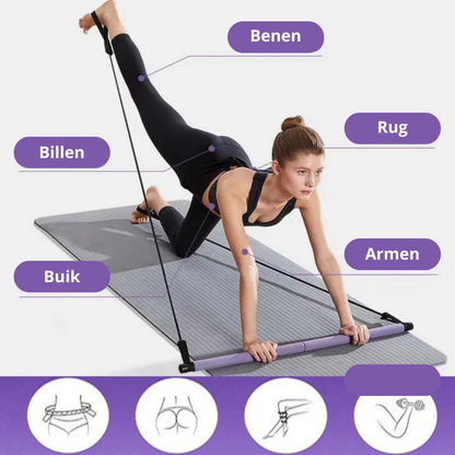 PilatesBar™ Versterk je lichaam, verbeter je geest. - {{ shop Vivindo Iqtemot Store PilatesBar™ Versterk je lichaam, verbeter je geest. _name }} {{black_friday}} {{korting}}