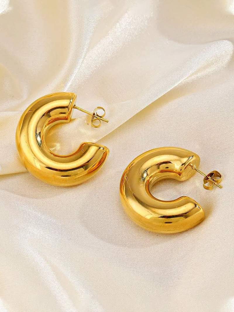 Chunky Hoops oorbellen