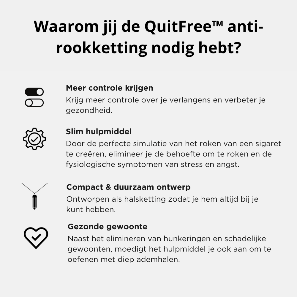 QuitFree™ | Ademhalingsketting